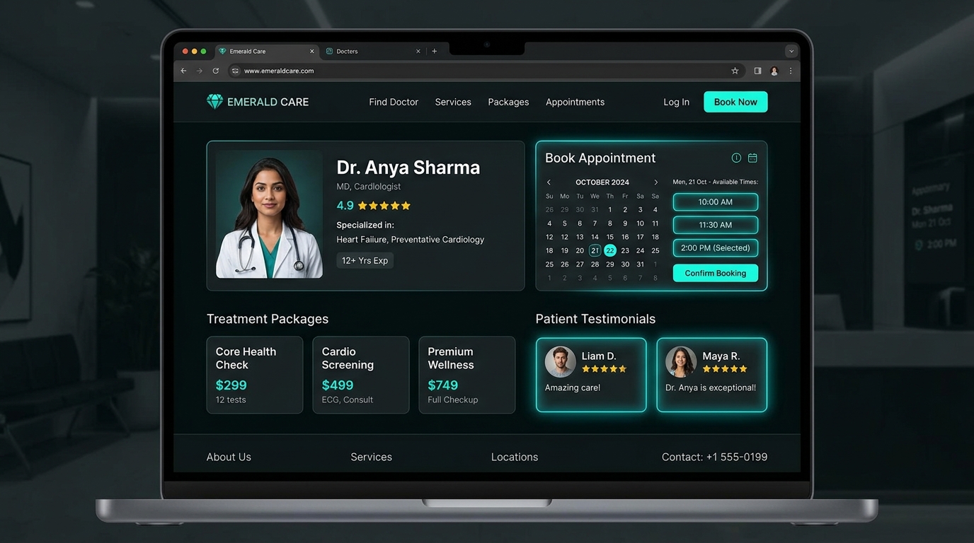 Doctor Clinic Website