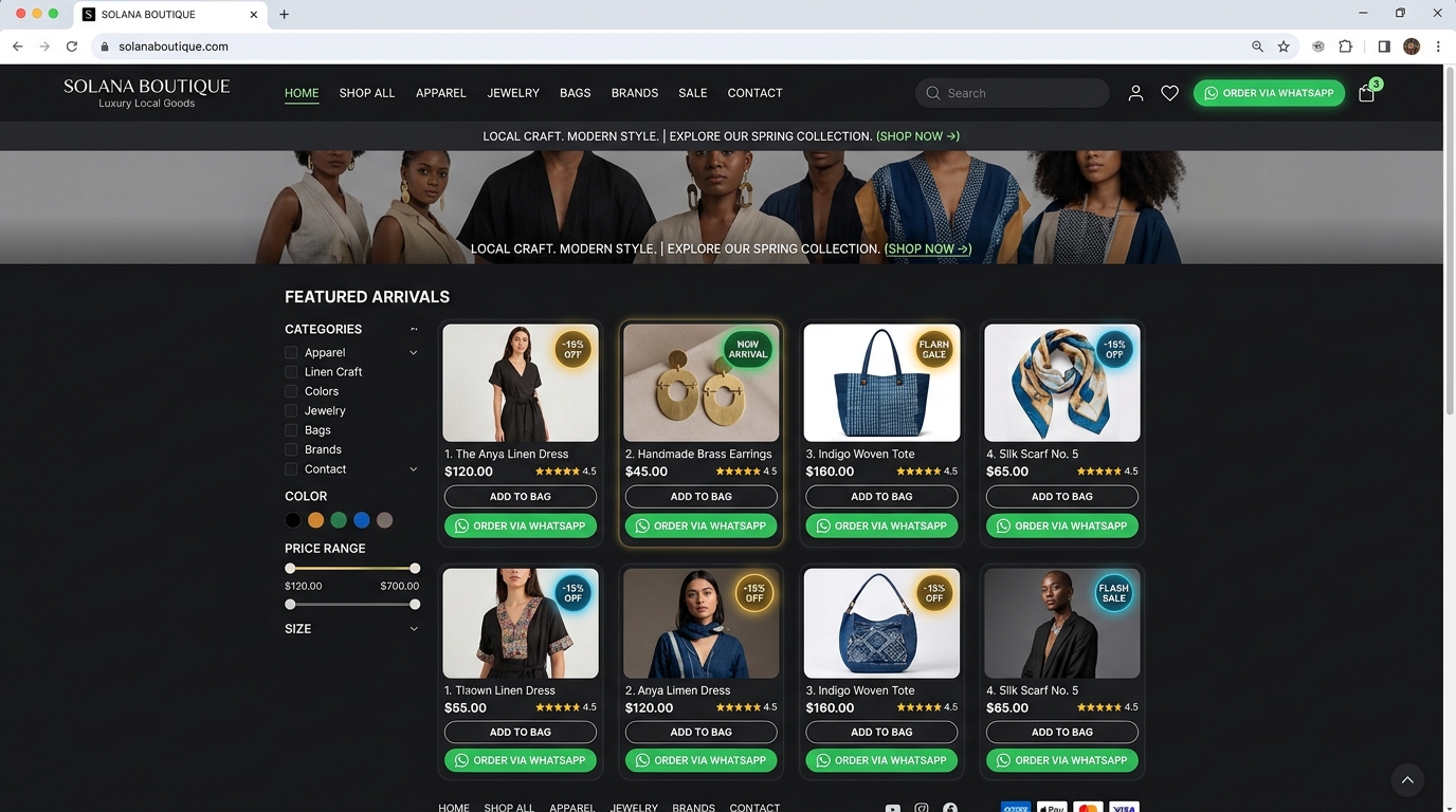 Retail Store Catalog